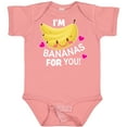 thumbnail image 3 of Inktastic I'm a Bananas for You with Cute Banana and Hearts Boys or Girls Baby Bodysuit, 3 of 5