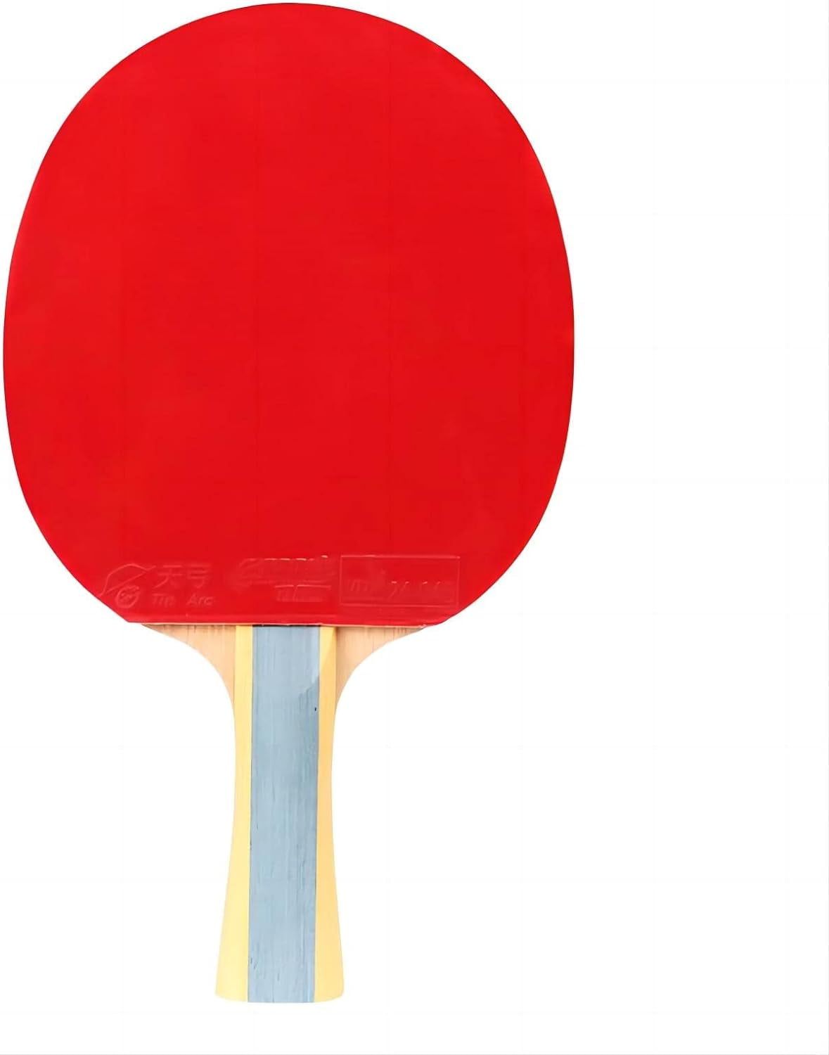 DHS Ping Pong Paddles Professional Table Tennis Racket with Hurricane Rubber Carrying Case - ITTF Approved Rubber for Tournament Play