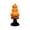 B, variant on Stacked Pumpkin LED Decorative Light Ornament for Indoor Outdoor Tabletop Holiday Event Display Halloween Party Decor