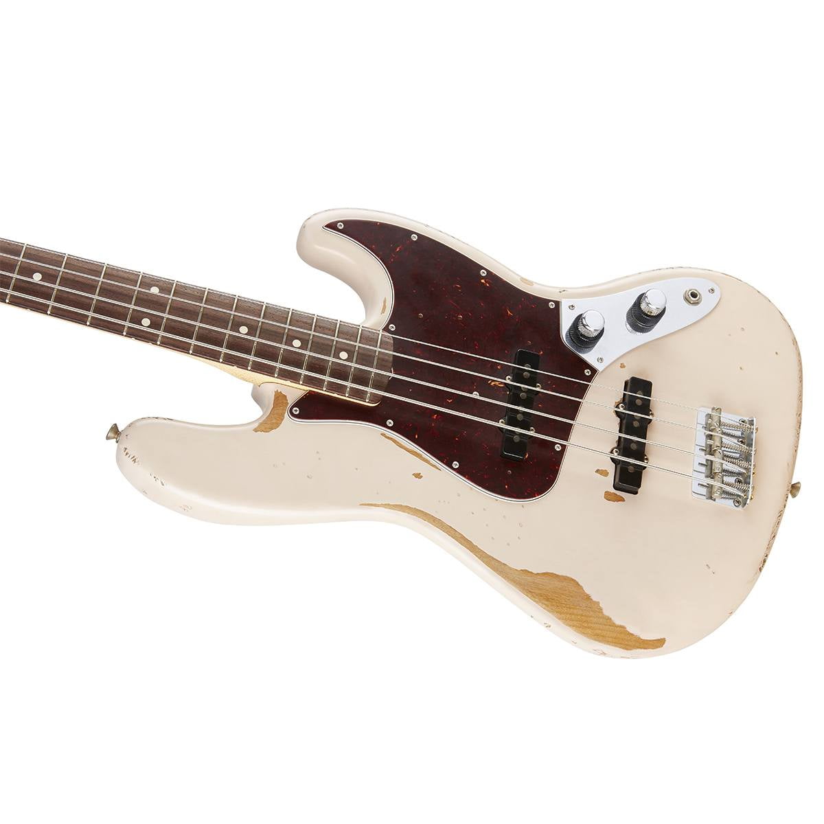 Fender Flea Jazz Bass Guitar (Road Worn Shell Pink) - Walmart.com