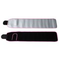 thumbnail image 3 of Cinturón recortador de cintura unisex Recubrimiento nano plateado Sudor Sauna Envoltura Pérdida de peso Quemador de grasa (Rosa L), 3 of 8