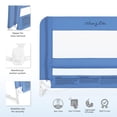 thumbnail image 5 of Dream On Me Barandilla de Cama Ajustable de Seguridad de Malla Liviana para niños pequeños, Tela de Malla Transpirable, Adecuada para Todo Tipo de Camas, Sistema de Anclaje Reforzado, Barandilla de Ca, 5 of 5