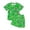 Z-Green189, variant on JIAYUE Boys Girls 2 Piece Outfit Sets Football Graphic Print Short Sleeve Round Neck Top And Drawstring Shorts Summer Sportswear Casual Athletic Clothing Set