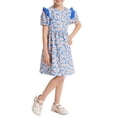 thumbnail image 6 of Ruyang Young Girls Fashion Dresses Girls Floral Dress Summer Cute and Comfortable Casual Dress for Girls, 6 of 9