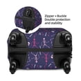 thumbnail image 2 of Fuzoiu Dance Skull Star Print Suitcase Cover,Washable Luggage Covers for Suitcase,Elastic Luggage Protector Cover,Scratch Resistant Travel Suitcase Covers-X-Large, 2 of 7