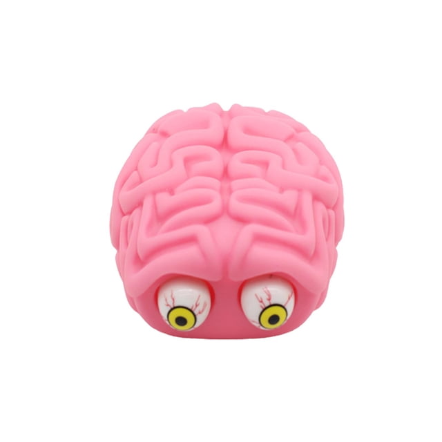 Juguete de descompresión HUOGUO que aprieta los ojos con forma de cerebro, divertido