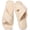 Beige, variant on Ecetana Women's Slippers Soft Comfort House Shoes for Women Cross-Strap Fleece Slippers