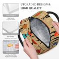 thumbnail image 2 of Horeoi Dancing African Women Pattern Large Insulated Lunch Bag for Work, School, Picnic - Waterproof, Durable Oxford Cloth, Comfortable Handle-Black, 2 of 9