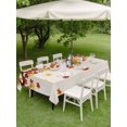 thumbnail image 3 of Outdoor Tablecloth with Umbrella Hole and Zipper, Maple Leaves Fall Rectangle Table Cloth 54x80 Inch Waterproof Tablecloth, Thanksgiving Branches Rustic Picnic Table Cover for Patio Camping, 3 of 7