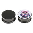 thumbnail image 4 of Pendientes Enchufe de oído Fernando Camilla Acrílico Multicolor 20mm, 4 of 8