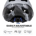 thumbnail image 3 of Casco de bicicleta BATFOX LA302 para bicicleta MTB para adultos (gris), 3 of 8