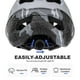thumbnail image 3 of Casco de bicicleta BATFOX LA302 para bicicleta MTB para adultos (gris), 3 of 8