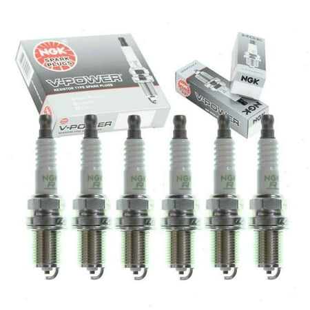 6 Pack NGK V-Power Spark Plugs 1996-2000 for Nissan Pathfinder 3.3L V6 Kit