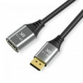thumbnail image 2 of FVH DisplayPort 1.4 8K 60hz Extension Cable Male to Female Ultra-HD UHD 4K 144hz DP to DP Cable 7680*4320 for Video PC Laptop TV, 2 of 7