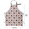 thumbnail image 3 of Zufioo Insects Print Adult Waterproof Apron, Cooking Apron, Flower Arranging and Painting Apron-Adjustable Straps, with Pockets, Kitchen Supplies-One Size, 3 of 9