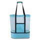 thumbnail image 2 of Malla Bolsa de playa con correas de hombro Netificación Tote Reutilizable Picnic Bolso Picnic Toddler Toy Carrier de almacenamiento Suministros de compras Organizador Luz verde Inevent OD011035-03B, 2 of 7