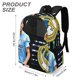 thumbnail image 3 of Rodri-theme Backpack, Campus style schoolbag Bookbag with Adjustable Shoulder Straps And Large Zip Compartment, Unisex Travel Bags.42x30x15cm, 3 of 6