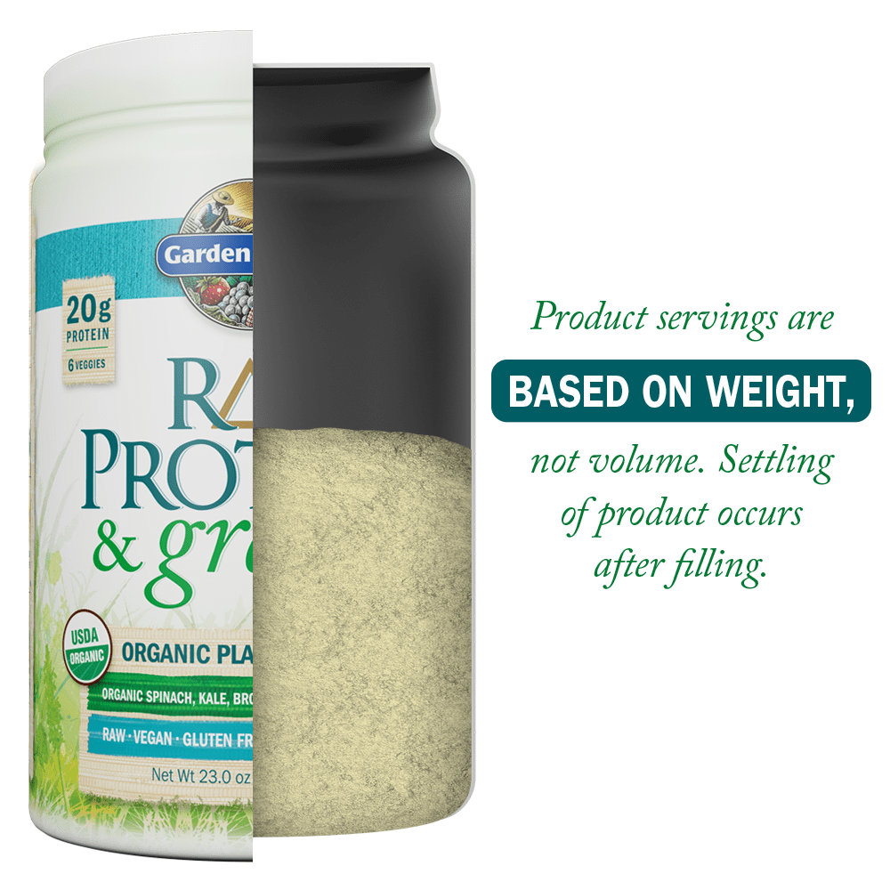 Garden of Life Raw Organic Protein & Greens, Lightly Sweet, 20 Servings