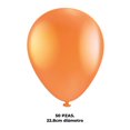 thumbnail image 3 of Globos Blogos Número 9 Anaranjado con 50 Piezas 43064, 3 of 3