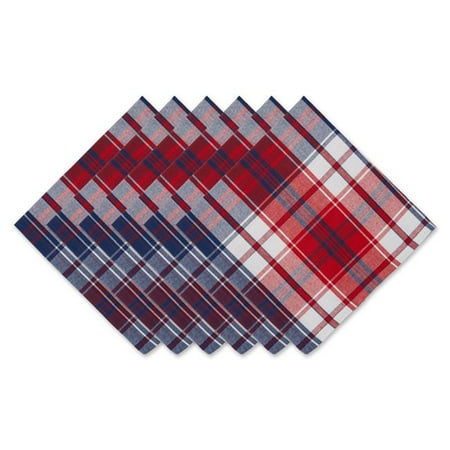 

Napkin Americana Plaid - Set of 6
