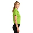 thumbnail image 3 of Sport-Tek Ladies Micropique Sport Wick Polo-S (Lime Shock), 3 of 6