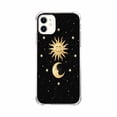thumbnail image 1 of Sun Moon Stars Case for iPhone 12,Aesthetic Art Design Pattern Soft TPU Bumper Case Cover, 1 of 5