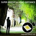 thumbnail image 3 of 2 Pack Rechargeable Flashlights, High Lumens Compact LED Flashlights with Clip, 5 Modes Waterproof Super Bright Mini Zoomable Flashlight for Hiking,Camping, 3 of 6