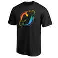 thumbnail image 2 of Men's Black New Jersey Devils Team Pride Logo T-Shirt, 2 of 3