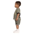 thumbnail image 6 of Jurassic World Toddler Boys Short Sleeve Graphic Tee and Matching Shorts Outfit Set, 2-Piece, Sizes 12M-5T, 6 of 8