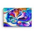 thumbnail image 3 of Startonight Canvas Wall Art Abstract - Abstract FACES Flower Power Painting - Large Framed 32" x 48", 3 of 6