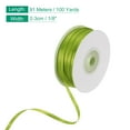 thumbnail image 2 of Uxcell Satin Ribbon, Double Face Polyester Satin Ribbon for Gift Wrapping, Bouquet Olive Green, 2 of 7