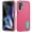 Rose, variant on TECH CIRCLE for Samsung Galaxy A54 5G Case, Anti-Drop Hybrid Heavy Duty Protective Phone Cover Shockproof Rugged Military Bumper Tough Kickstand Cover for Samsung Galaxy A54 5G 6.4" 2023,Black