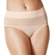 Women's Warners Cloud 9® Stretch Smooth and Seamless Hipster Panty RU3231P Color: Sandshell Size: MEDIUM
