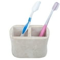 thumbnail image 4 of Creative Home Marble Bath Rectangular Toothbrush Holder - Curvy Shape, 4 of 5