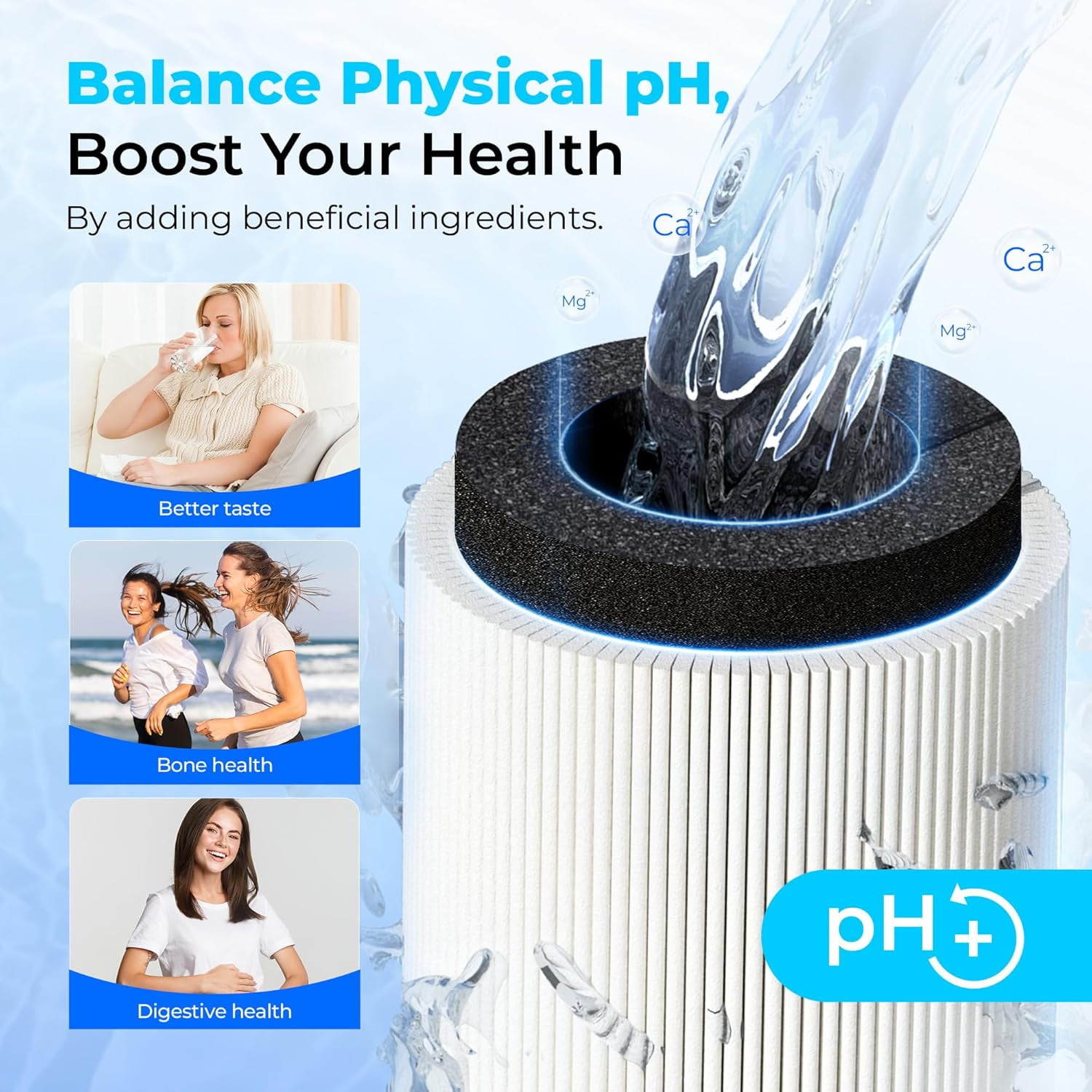 Restored Waterdrop TSB-ALK 8 Layer Slightly Alkaline Under Sink Water Filter System, Reduces PFAS, PFOA/PFOS, with Dedicated Faucet, Under Sink Water Filtration System (Refurbished)