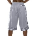 thumbnail image 3 of J. METHOD Men's Basketball Shorts Heavy Mesh with Regular Fit Comfy Gym Workout Active Pants NEMP27 Heather Grey M, 3 of 6