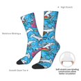 thumbnail image 4 of Vsdgher Sharks Summer Crew Socks for Men & Women, Breathable Casual Athletic Ankle Socks, 4 of 6