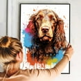 thumbnail image 4 of Irish Redand White Setter Dog Art - Watercolor Style Wall, Home or Apartment Decor - Sweet Poster Print Gift for Puppy Lovers, Dog Lovers, Women, Girls, Kids, Baby Room, Nursery, 4 of 5