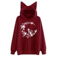 thumbnail image 1 of Rbaofujie Chandails pour Filles Mode Décontractée Manches Longues Imprimées Sweat à Capuche pour Femmes Tendance, 1 of 4