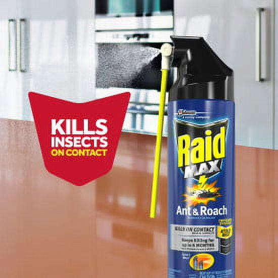 Raid Max Ant and Roach Killer, 14.5 oz, 1 ct, Pack of 2