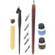thumbnail image 2 of Wood Handle Students Calligraphy Pen Ink Writing Pen Nibs Calligraphy Tool Set for Beginners1#, 2 of 5