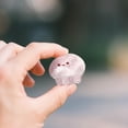 thumbnail image 3 of Cute Desk Decor, Office Decor, Jellyfish Squeeze, Silicone Sensory Squeeze, Relaxation Toy, Pink, 3X2 In, 1 Pc, 3 of 3
