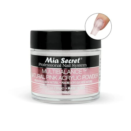 Mia Secret - Multibalance Natural Pink Acrylic Powder 1 oz - #PL420-NB
