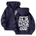 thumbnail image 2 of SIYUDAN Women s Hoodie Long Sleeve Hoodie Zip Up Hoodie Women Oversized Hoodies for Women Navy Crewneck Winter Essentials Trendy Women s Clothes, 2 of 4