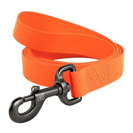 UPC: 4823089320908 | Ultra-Modern Waterproof Dog Leash | Anti-Slip Dog Leash for Large Small and Medium Dogs | Strong and Durable Leash with Water & Dirt-Resistant | Great for Hiking Training and Swimming – Orange