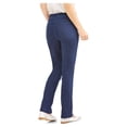 thumbnail image 4 of RealSize Womens 4-Pocket Stretch Pull-On Bootcut Jeans, 2-Pack, 4 of 5