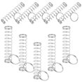 thumbnail image 4 of Miangastore Lot de 10 Gros Plan pour Performance avec Forme à Ressort Construction en Métal Durable Argent, 4 of 9