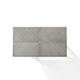 thumbnail image 3 of Pemberly Row Modern Metal Outdoor Dining Table in Gray/Matte Black, 3 of 10