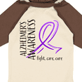 thumbnail image 4 of Inktastic Alzheimers Awareness- Fight, care, cure Boys or Girls Long Sleeve Baby Bodysuit, 4 of 5