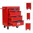 thumbnail image 5 of ARTMAN 4 Drawers Steel Storage Rolling Tool Chest Cabinet Cart with Wheels and Stainless Steel Roof, 5 of 18
